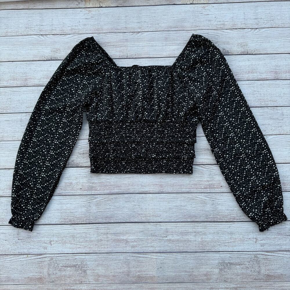 Vernacular Box Neckline Floral Long Sleeve Top - Picture 5 of 5